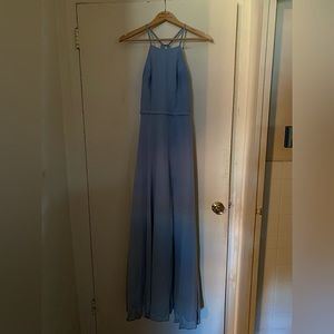 Azazie Dusty blue bridesmaid dress